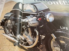 BSA M33 WATSONIAN ASCOT SIDECAR OUTFIT COMBO MOTORCYCLE ARTICLE.last one