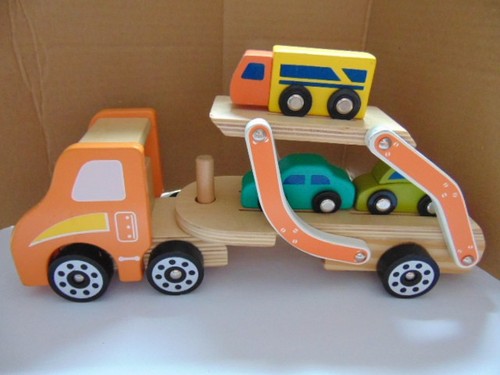 Wooden lorry car transporter - wooden,