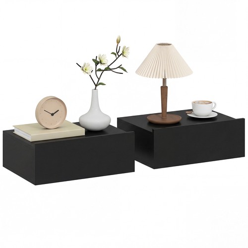 Homcom floating bedside - homcom,