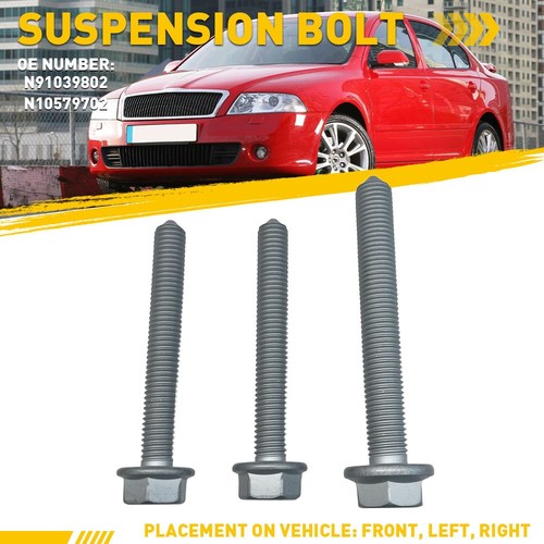 Suspension bolts front - 3x,