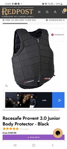 New childrens racesafe - new, 3.0