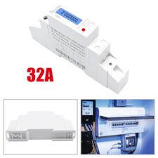 Digital Single Phase Energy Meter LCD Din Rail Electricity Consumption Meter