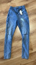 ladies  boohoo skinny ripped