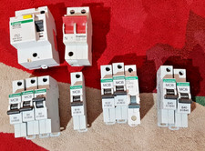 Crabtree 100A Mains Switch + 63A Split-Load RCCB + 9 x B-Type MCB Bundle - Used