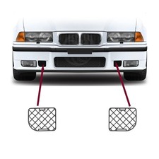 For BMW E36 1992-1999 2 PCS M3 BUMPER GRILLE PART  METAL  M3