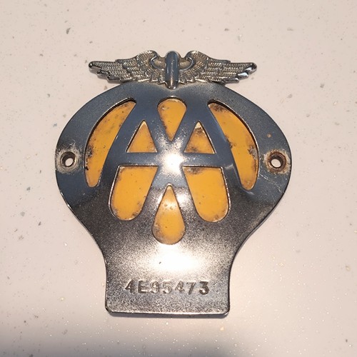 Vintage car badge - vintage,