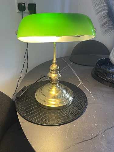 Vintage green shade bankers - green,