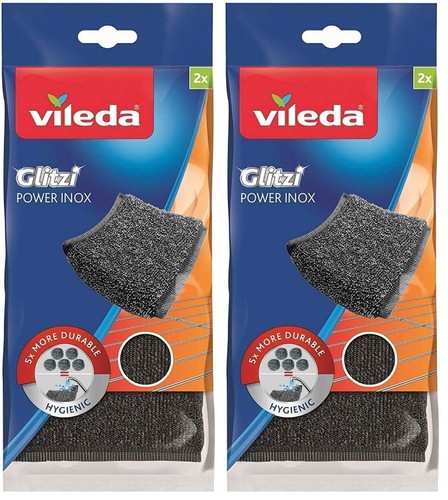 Vileda glitzi power inox steel - power,