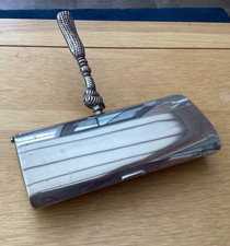 Vintage French Silea Silver plated Crumb Sweeper Brush # 12