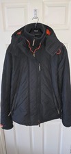 Mens XL Extra Large Superdry Grey & Orange Windcheater Jacket. 