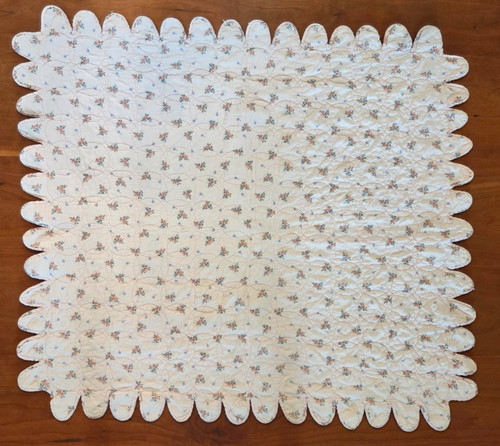 Sweet antique doll - , quilt