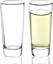 Standard Drinking Shot Glasses Set Clear Glassware Bars 2.5Oz (7Cl) Pack Of 8