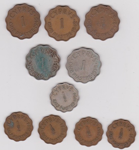 Cyprus british 5 - british, 1934-1945