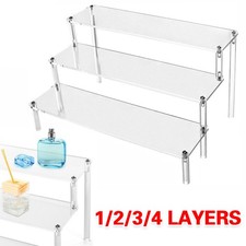1-4 Tiers Transparent Acrylic