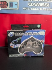 Official Sega Saturn Controller - Boxed GC Tested Working! - See Video