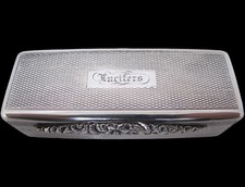 George III silver rectangular