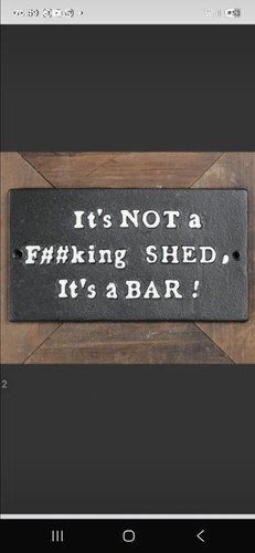 Cast iron sign plaque - cast,