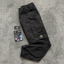 Stone Island Black Cargo Pants