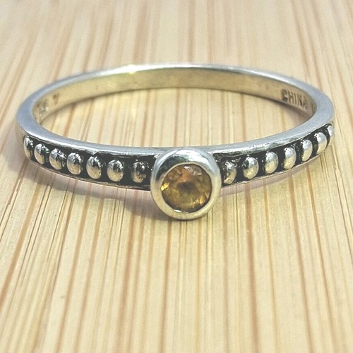 Vintage citrine stone - citrine,
