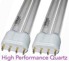 2 x 55W PLL 2G11 UV Bulb Germicidal Lamp for Pond Filter UVC Water Clarifier