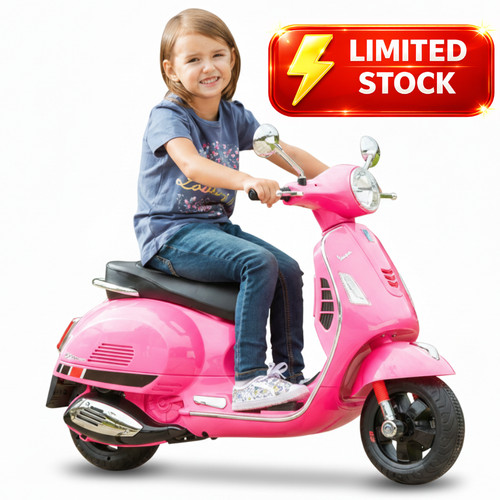 Kids electric scooter - scooter, pink