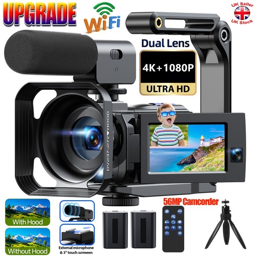 Uhd dual lens video camera - lens,
