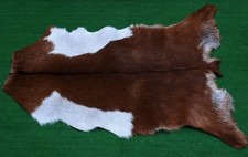 Luxury Goat hide Rug Hair on
