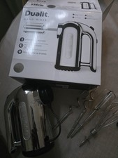 DUALIT Chrome Hand Mixer HMR1 - Complete With Attachments