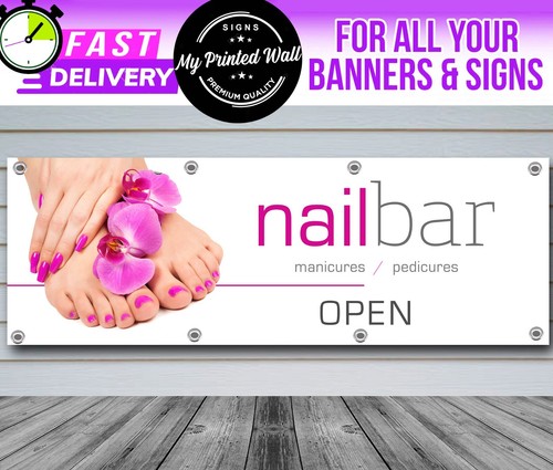 Nail bar banner - bar,