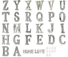 Shabby Chic Handmade Mango Wood White-Wash Alphabet Letters - Numbers - Words