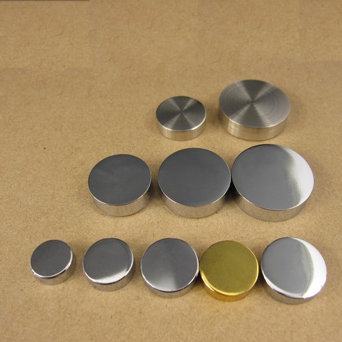 Screw caps and - and, plated