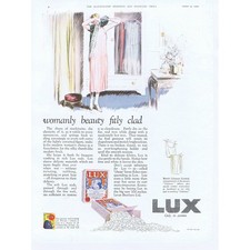 LUX Soap Flakes - Vintage Advertisement 1925