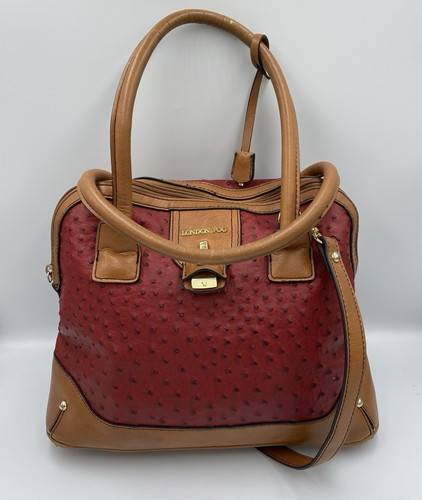 London fog handbag cranberry - london,