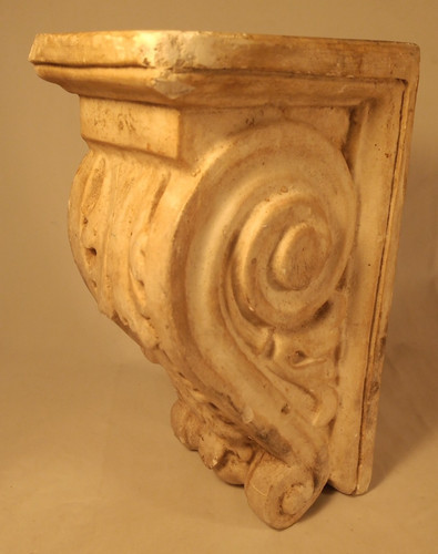 Vintage plaster corbel - vintage,