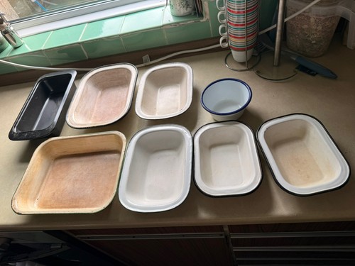 Bundle vintage enamel oven - bundle,