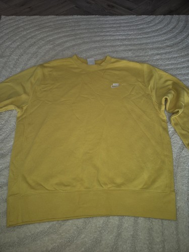 Unisex yellow nike sweatshirt - yellow,