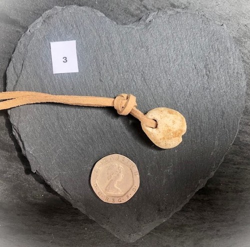 Natural hag stone pendant - hag,