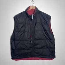 Timberland Weather gear Duck Down Feather Puffer Body Warmer Reversible Gilet XL