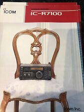 Icom Genuine Sales Brochure IC-R 7100 Receiver
