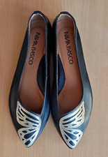 Nina Basco Leather Ballerina