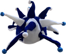 Light Up Jester Hat  Blue & White  Scotland, Rangers, Everton, Chelsea, Brighton