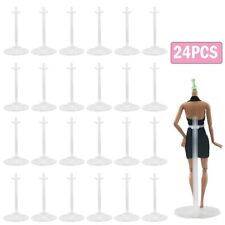 24pcs Doll Stand Support Barbie Prop Up Mannequin Model Display Holder Rack 20cm