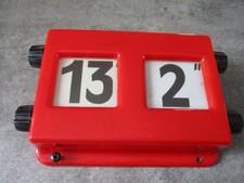 1 x Red Height Indicator Imperial HGV Truck Lorry Bus Coach Horsebox Trailer