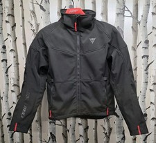 Dainese Men Ignite Black Textile Motorcycle Hooded Jacket - EU48