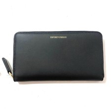 Emporio Armani Black Leather