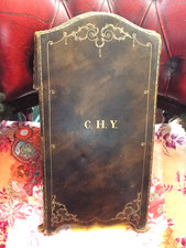 Antique Leather & Gold Tooled