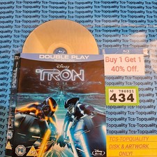 Tron BluRay disc and artwork