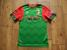 GLENTORAN FC 2018-19 MENS FOOTBALL HOME SHIRT JERSEY ,MENS XS