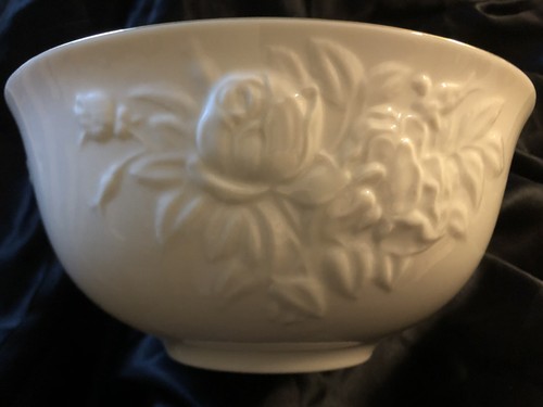 Large lenox rose - flower, bowl