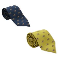 Horse Racing Jockeys Tie Blue